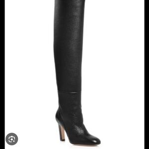 SW EDIE Black Leather Boots Sz 10, Retail $950